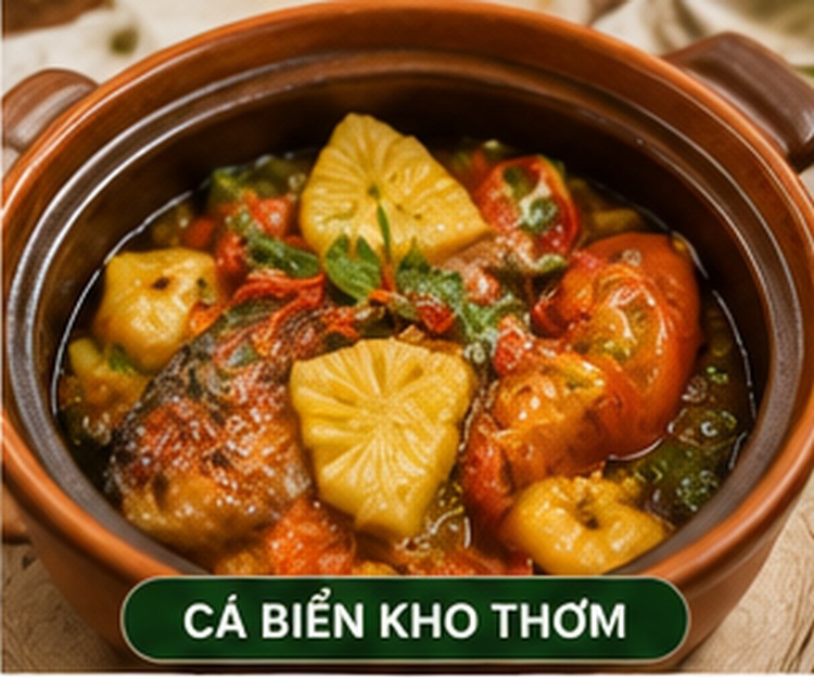 Cá biển kho thơm
