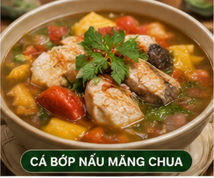 Cá bớp nấu măng chua