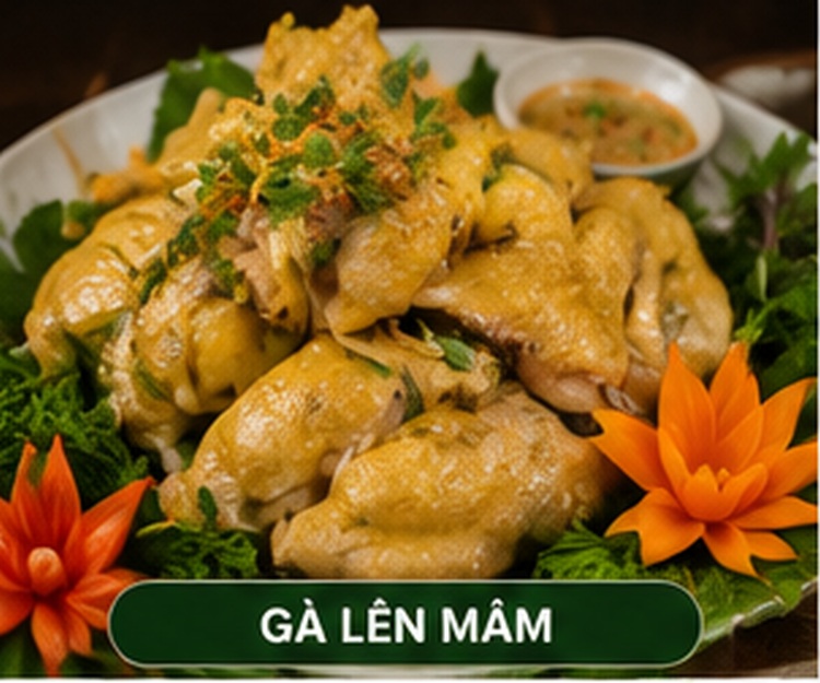 Gà lên mâm