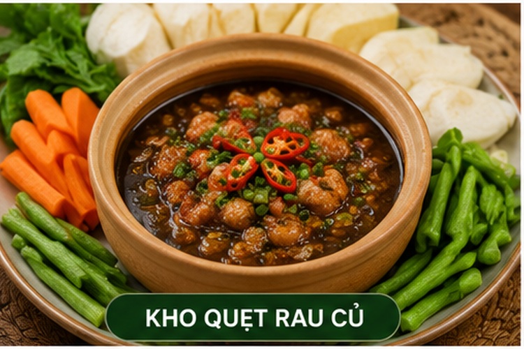 Kho quẹt rau củ