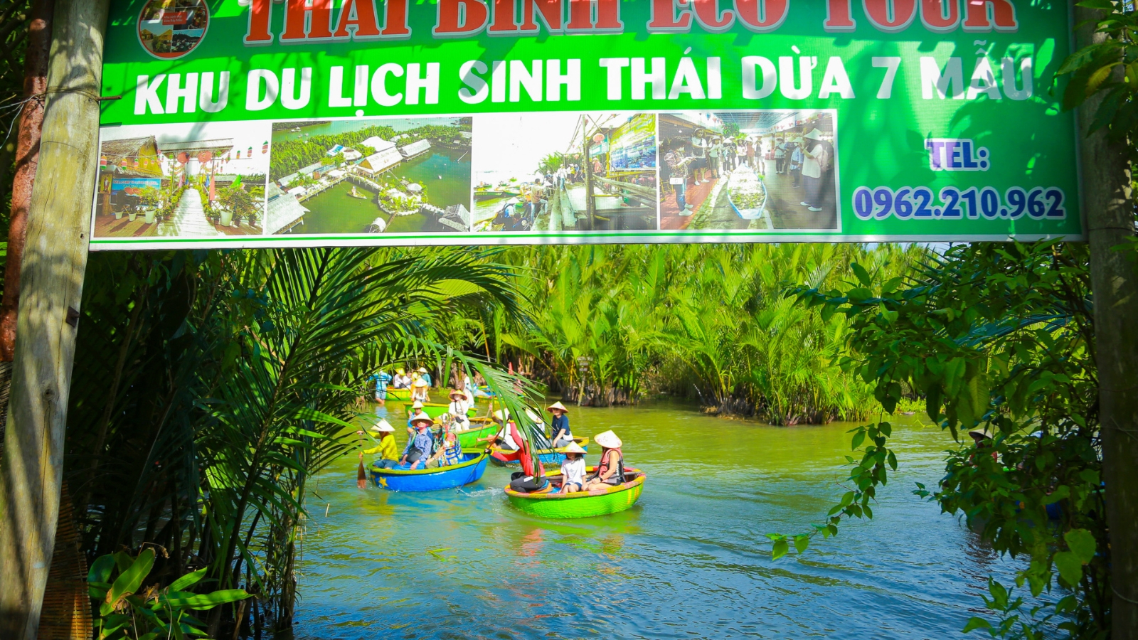 vé rừng dừa Bảy Mẫu