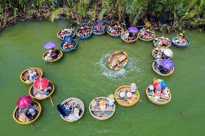 giá vé thuyền thúng hội an