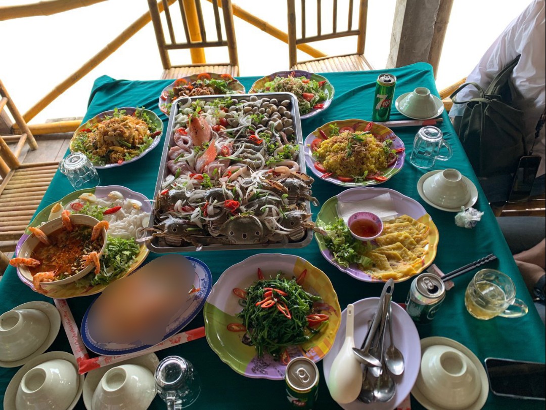 món ngon tại rừng dừa bảy mẫu